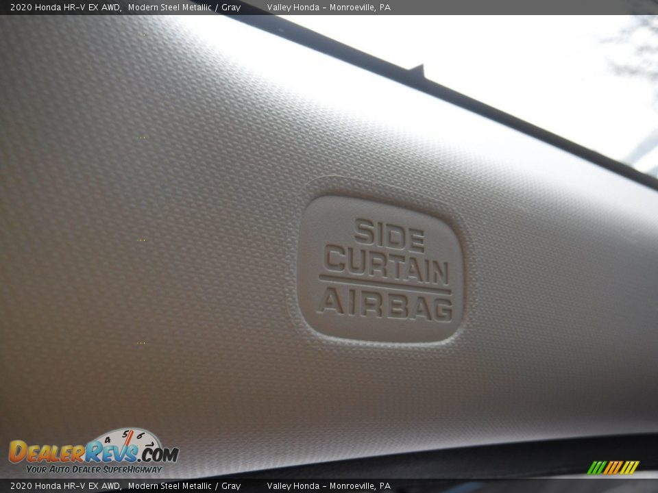 2020 Honda HR-V EX AWD Modern Steel Metallic / Gray Photo #23