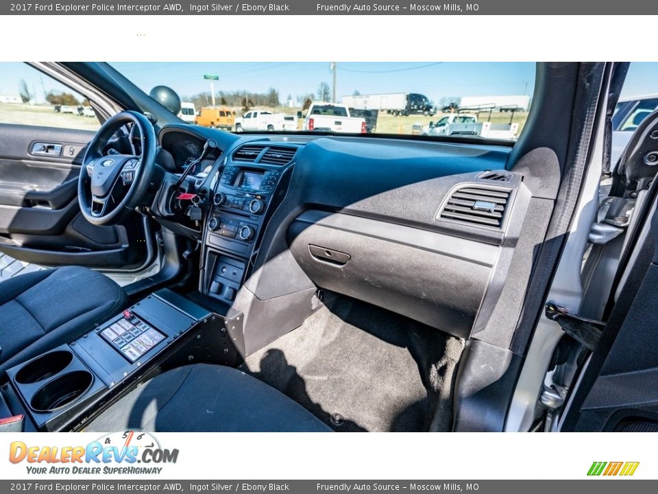 2017 Ford Explorer Police Interceptor AWD Ingot Silver / Ebony Black Photo #16