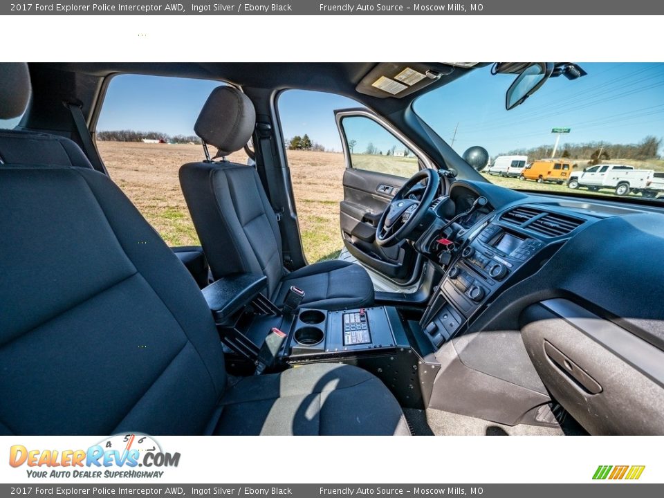 2017 Ford Explorer Police Interceptor AWD Ingot Silver / Ebony Black Photo #17