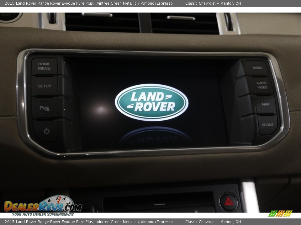 2015 Land Rover Range Rover Evoque Pure Plus Aintree Green Metallic / Almond/Espresso Photo #9
