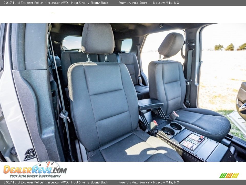 Front Seat of 2017 Ford Explorer Police Interceptor AWD Photo #18