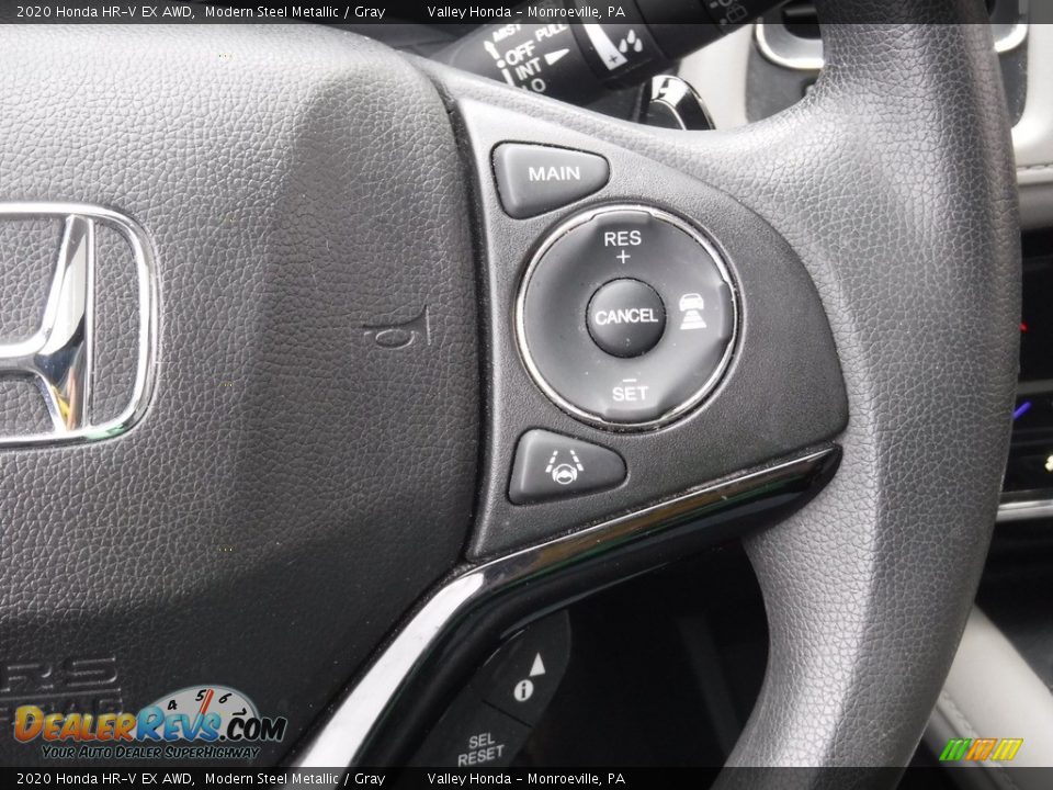 2020 Honda HR-V EX AWD Modern Steel Metallic / Gray Photo #26