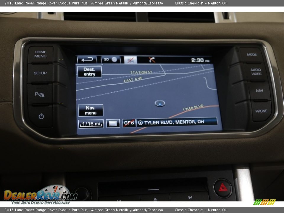 Navigation of 2015 Land Rover Range Rover Evoque Pure Plus Photo #12