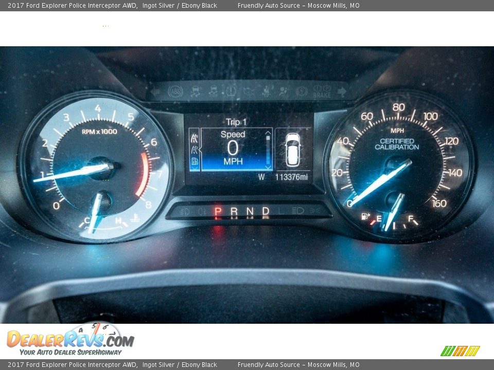 2017 Ford Explorer Police Interceptor AWD Gauges Photo #21