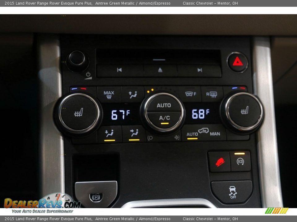 Controls of 2015 Land Rover Range Rover Evoque Pure Plus Photo #16