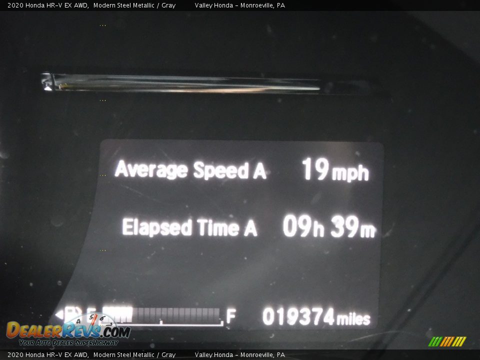 2020 Honda HR-V EX AWD Modern Steel Metallic / Gray Photo #32