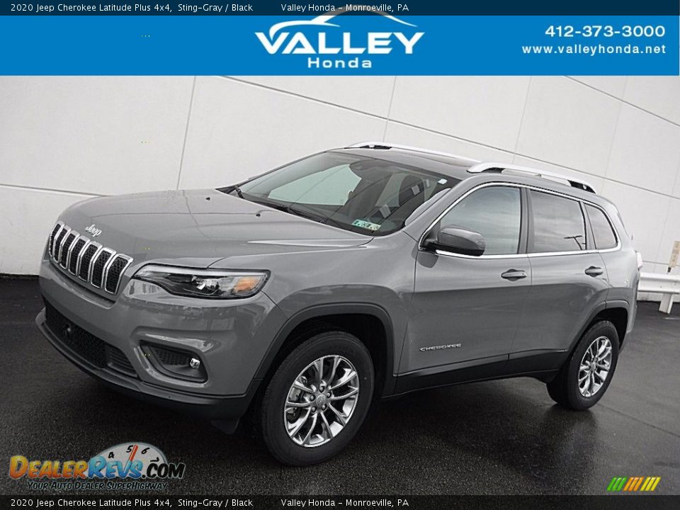 2020 Jeep Cherokee Latitude Plus 4x4 Sting-Gray / Black Photo #1