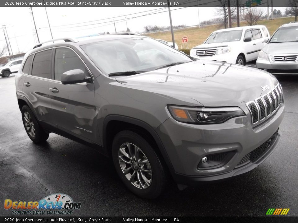 2020 Jeep Cherokee Latitude Plus 4x4 Sting-Gray / Black Photo #6