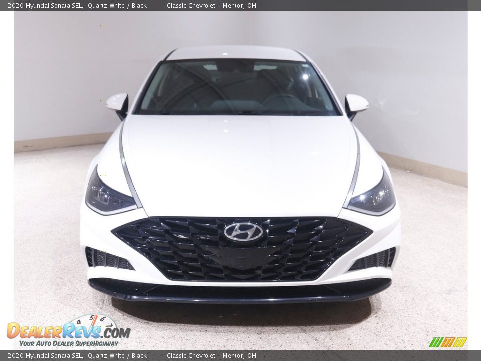 2020 Hyundai Sonata SEL Quartz White / Black Photo #2