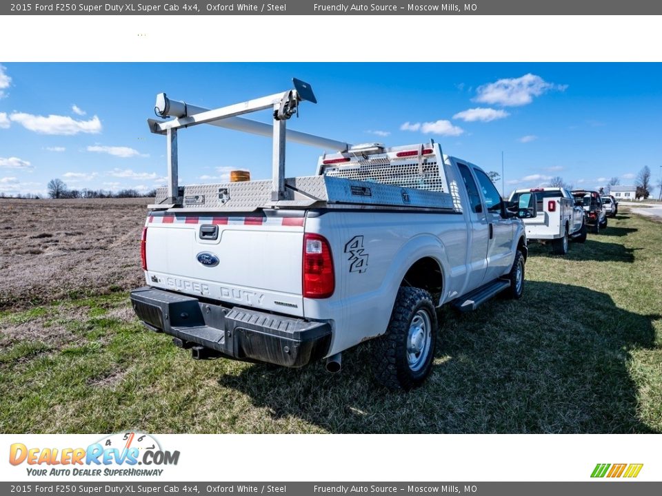 2015 Ford F250 Super Duty XL Super Cab 4x4 Oxford White / Steel Photo #5