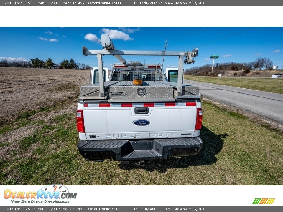 2015 Ford F250 Super Duty XL Super Cab 4x4 Oxford White / Steel Photo #7