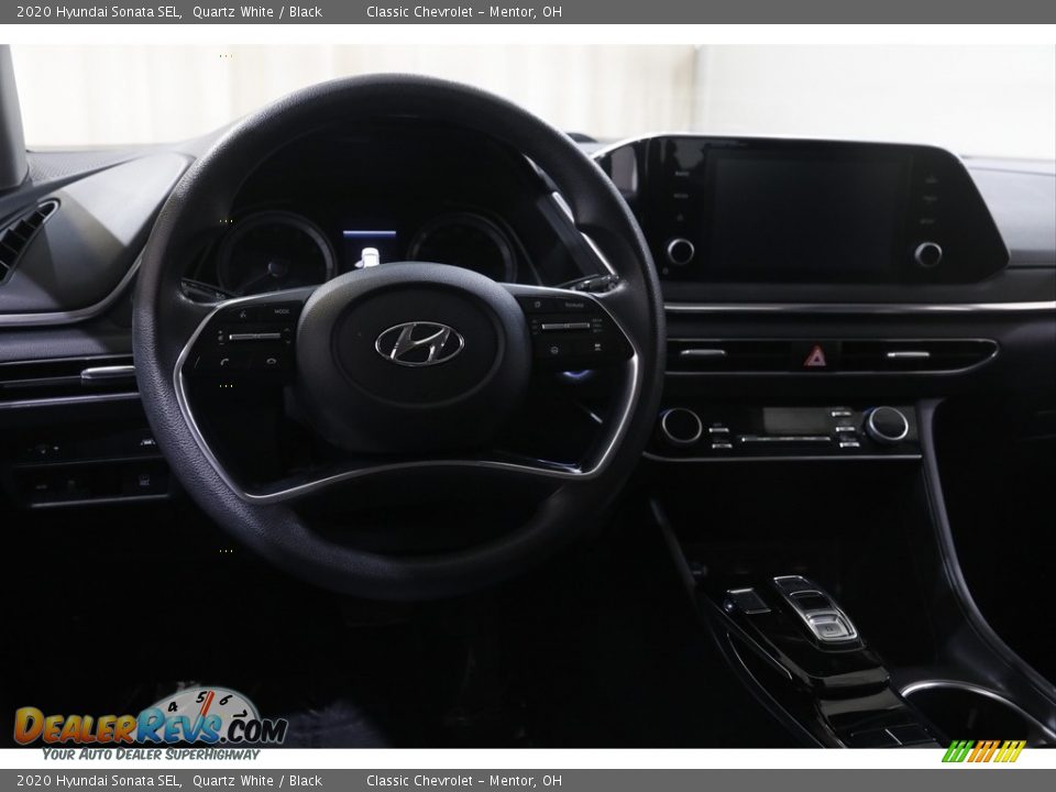 2020 Hyundai Sonata SEL Quartz White / Black Photo #6