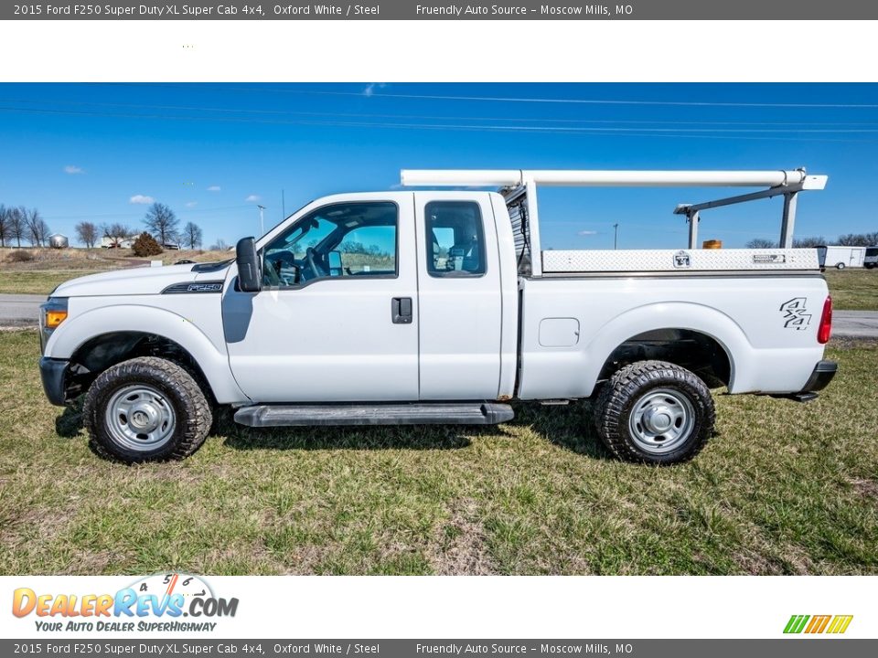 2015 Ford F250 Super Duty XL Super Cab 4x4 Oxford White / Steel Photo #9