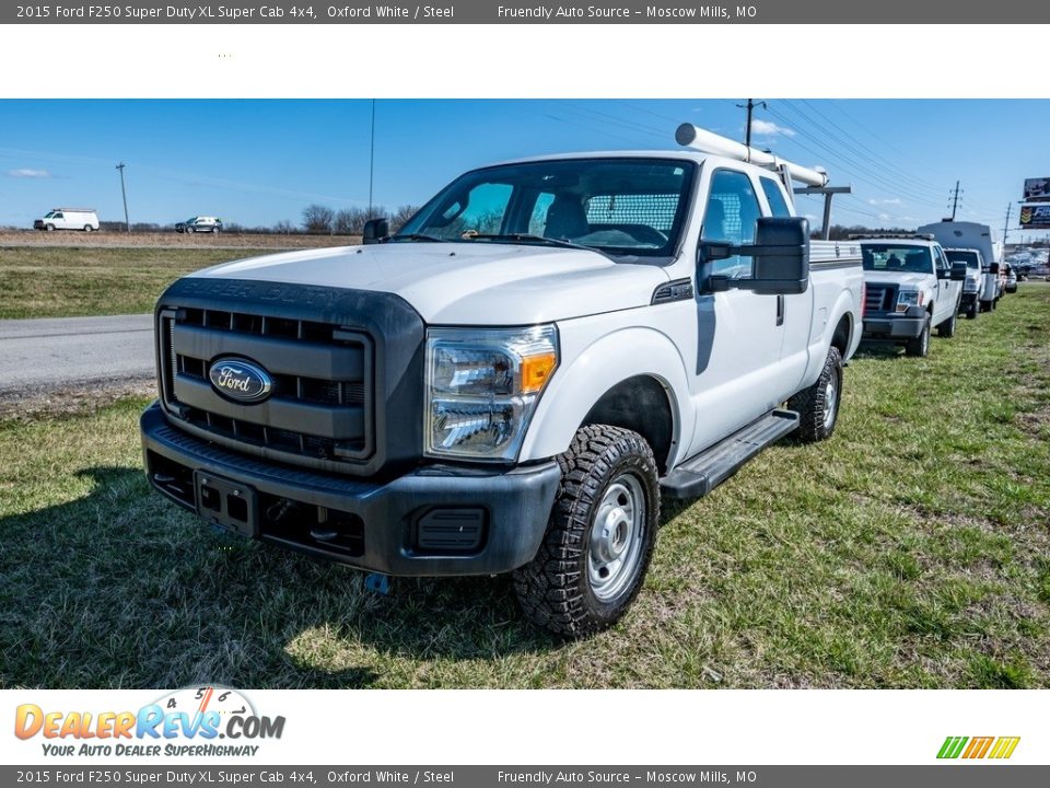 2015 Ford F250 Super Duty XL Super Cab 4x4 Oxford White / Steel Photo #10