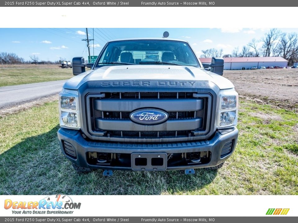 2015 Ford F250 Super Duty XL Super Cab 4x4 Oxford White / Steel Photo #11