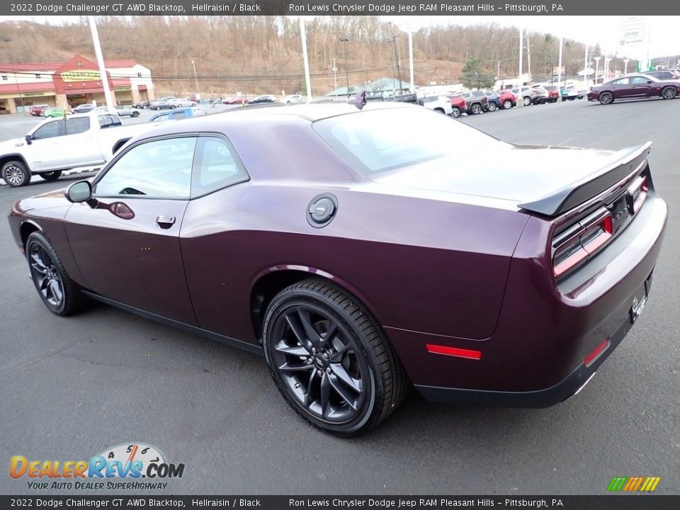 2022 Dodge Challenger GT AWD Blacktop Hellraisin / Black Photo #3