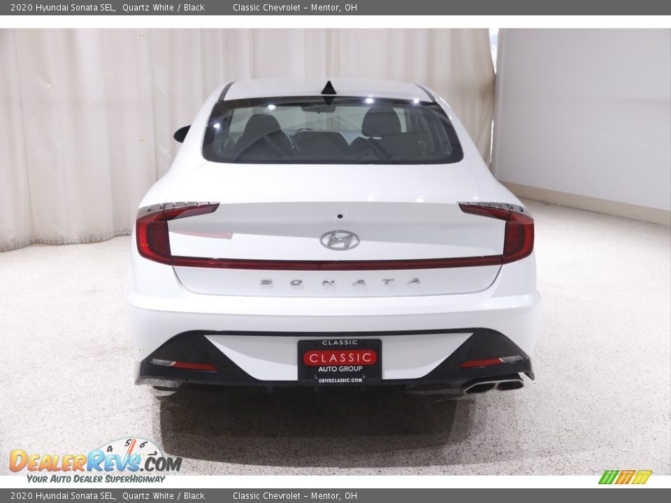 2020 Hyundai Sonata SEL Quartz White / Black Photo #22