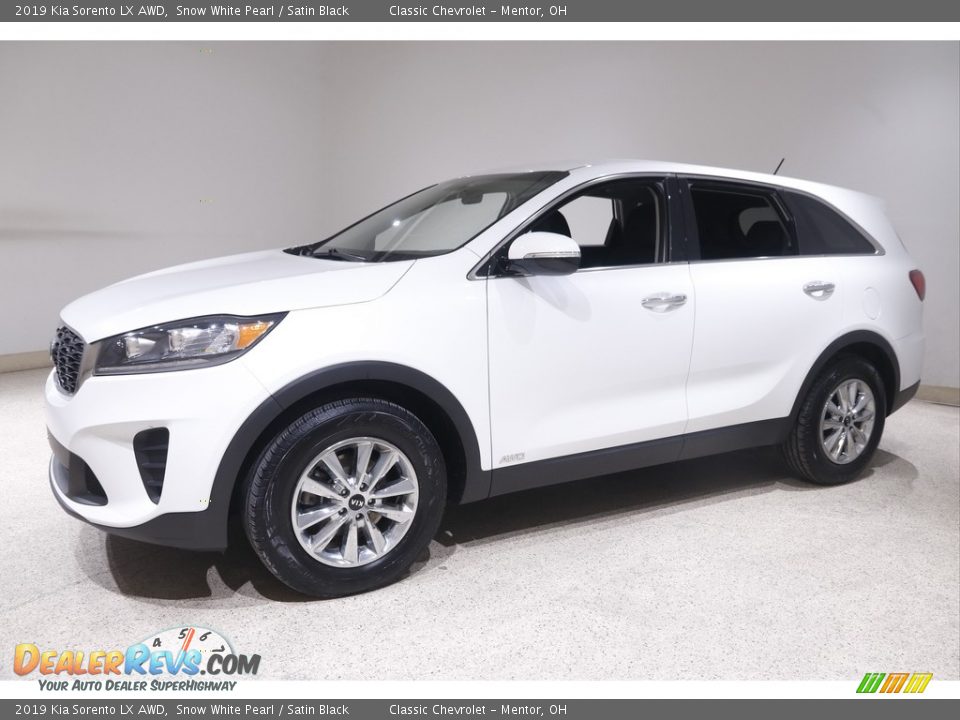 2019 Kia Sorento LX AWD Snow White Pearl / Satin Black Photo #3