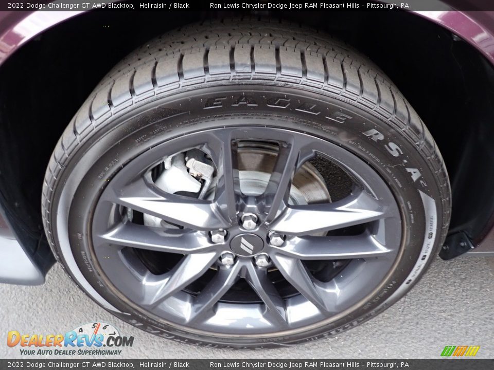 2022 Dodge Challenger GT AWD Blacktop Wheel Photo #10