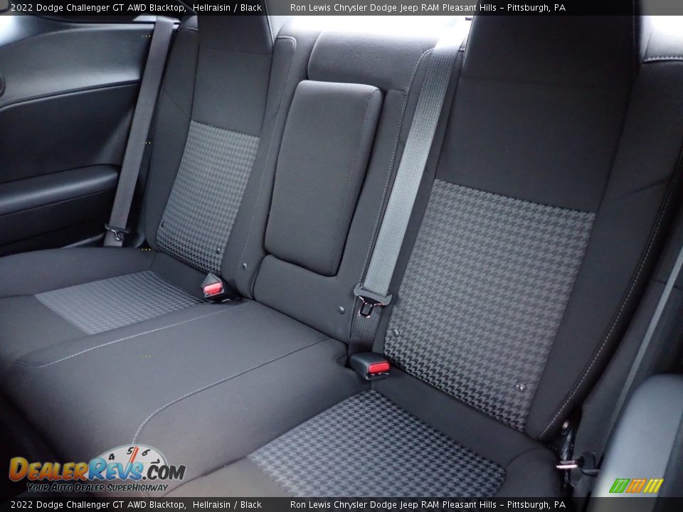 Rear Seat of 2022 Dodge Challenger GT AWD Blacktop Photo #12