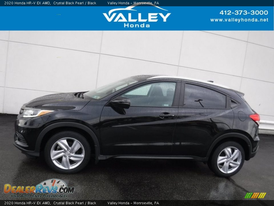 2020 Honda HR-V EX AWD Crystal Black Pearl / Black Photo #2