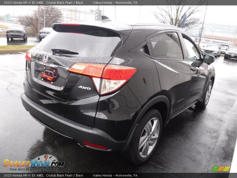 2020 Honda HR-V EX AWD Crystal Black Pearl / Black Photo #7