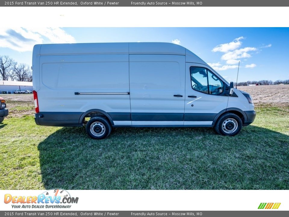 2015 Ford Transit Van 250 HR Extended Oxford White / Pewter Photo #2