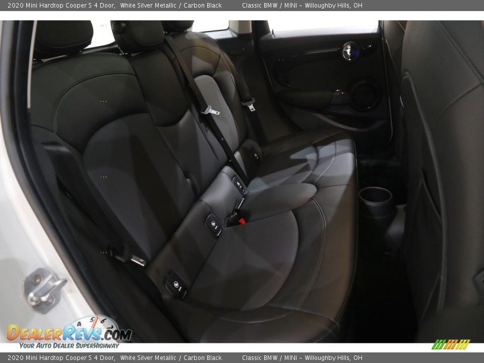 2020 Mini Hardtop Cooper S 4 Door White Silver Metallic / Carbon Black Photo #16