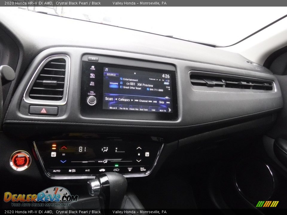 2020 Honda HR-V EX AWD Crystal Black Pearl / Black Photo #17