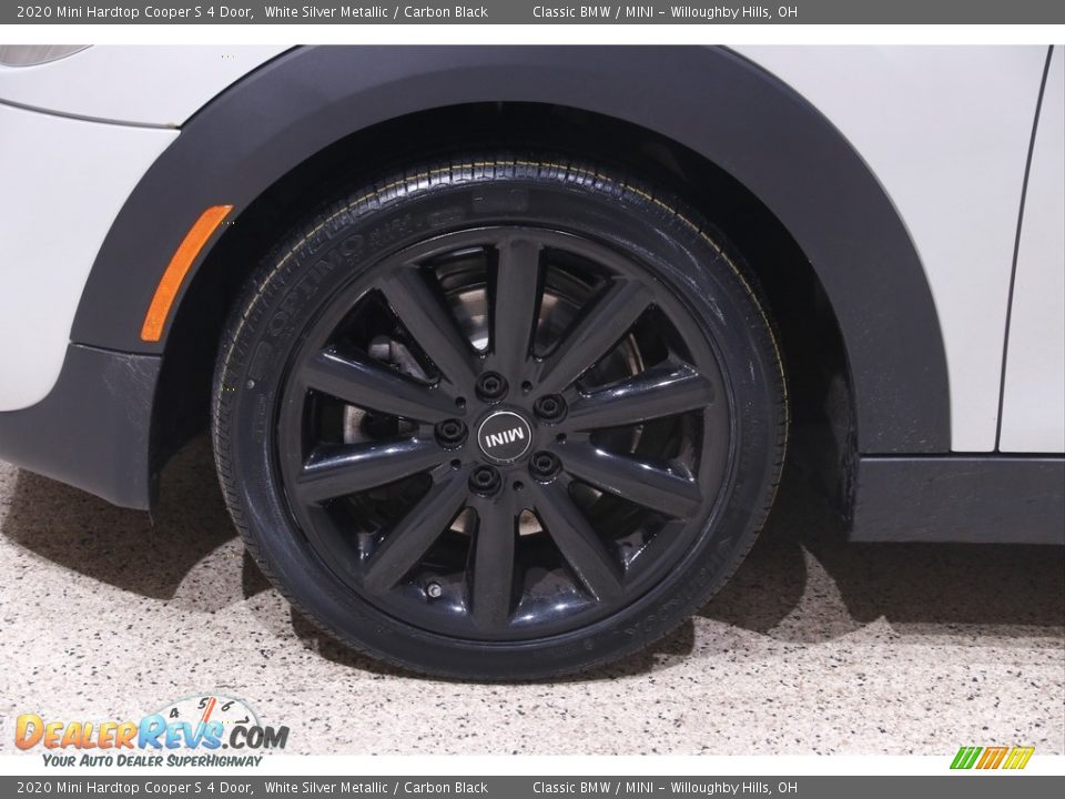 2020 Mini Hardtop Cooper S 4 Door White Silver Metallic / Carbon Black Photo #20