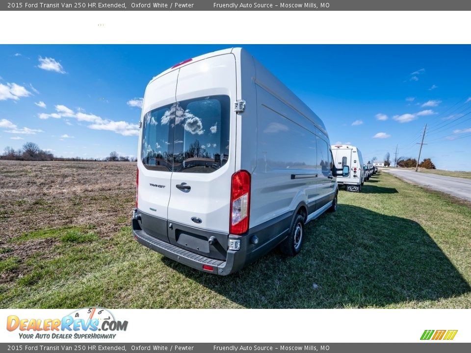 2015 Ford Transit Van 250 HR Extended Oxford White / Pewter Photo #8