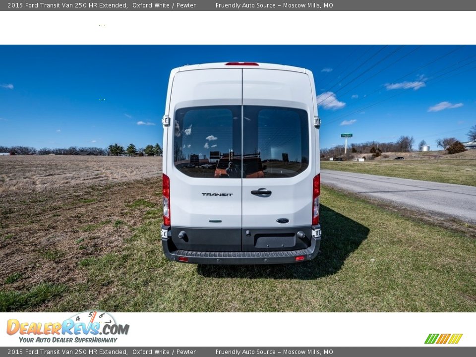 2015 Ford Transit Van 250 HR Extended Oxford White / Pewter Photo #9