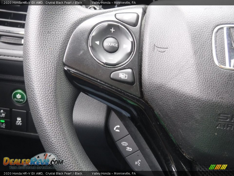 2020 Honda HR-V EX AWD Crystal Black Pearl / Black Photo #22