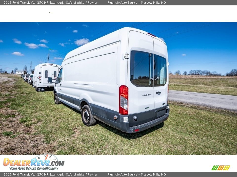 2015 Ford Transit Van 250 HR Extended Oxford White / Pewter Photo #10