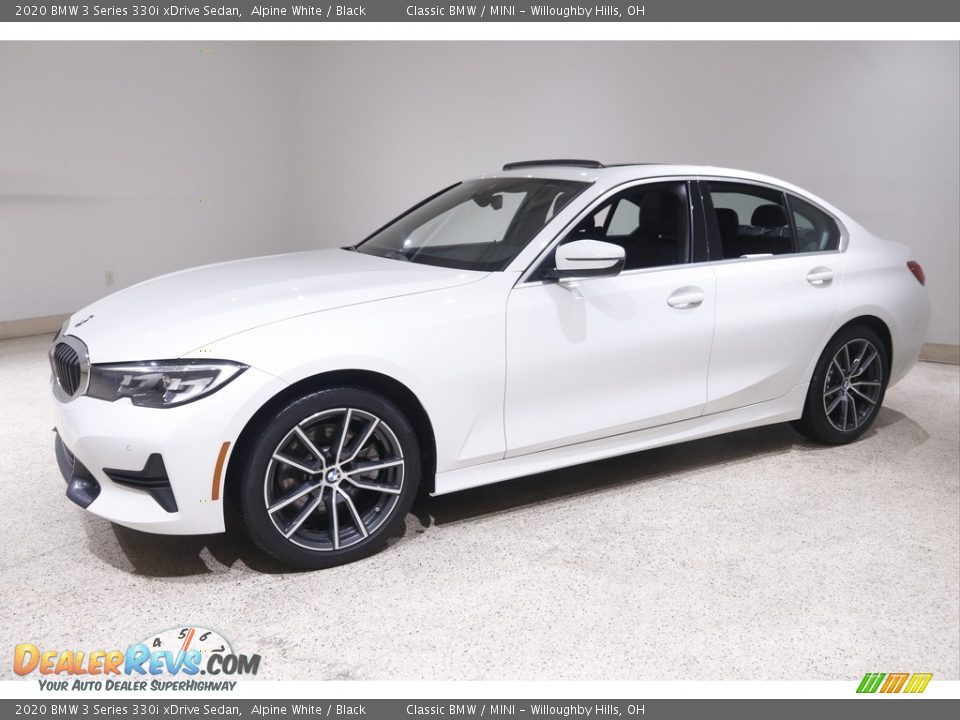 2020 BMW 3 Series 330i xDrive Sedan Alpine White / Black Photo #3