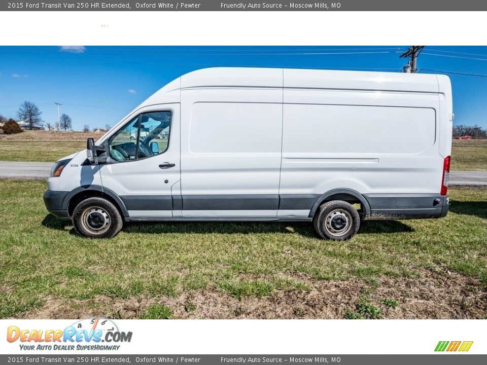 2015 Ford Transit Van 250 HR Extended Oxford White / Pewter Photo #11