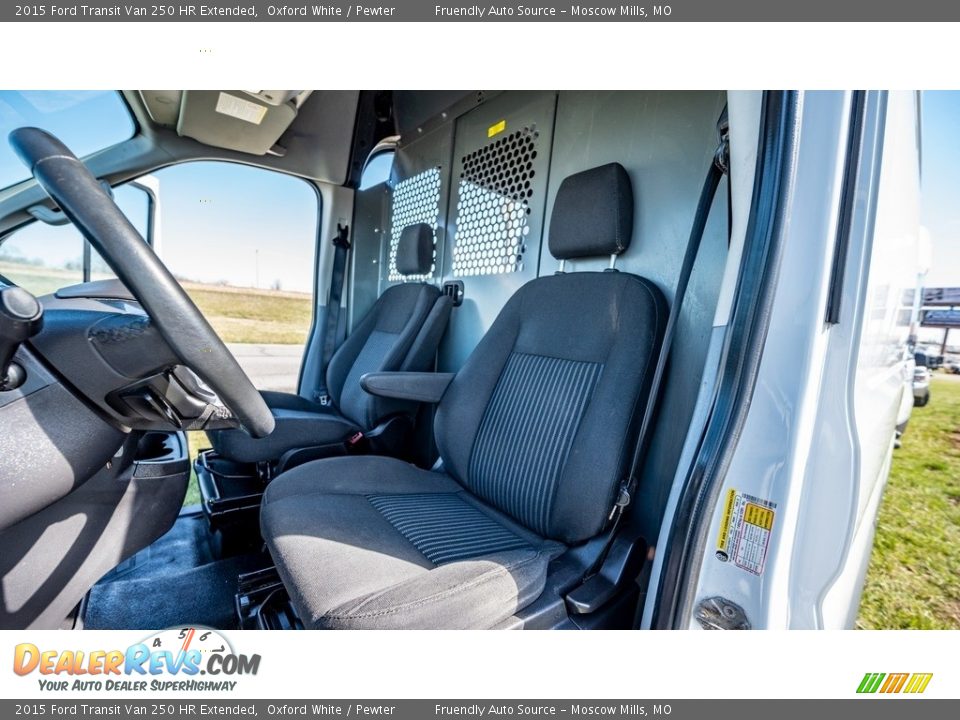 2015 Ford Transit Van 250 HR Extended Oxford White / Pewter Photo #15