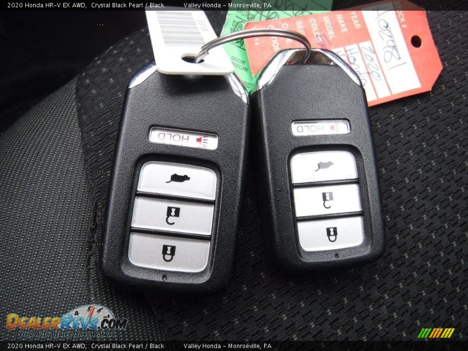 2020 Honda HR-V EX AWD Crystal Black Pearl / Black Photo #27