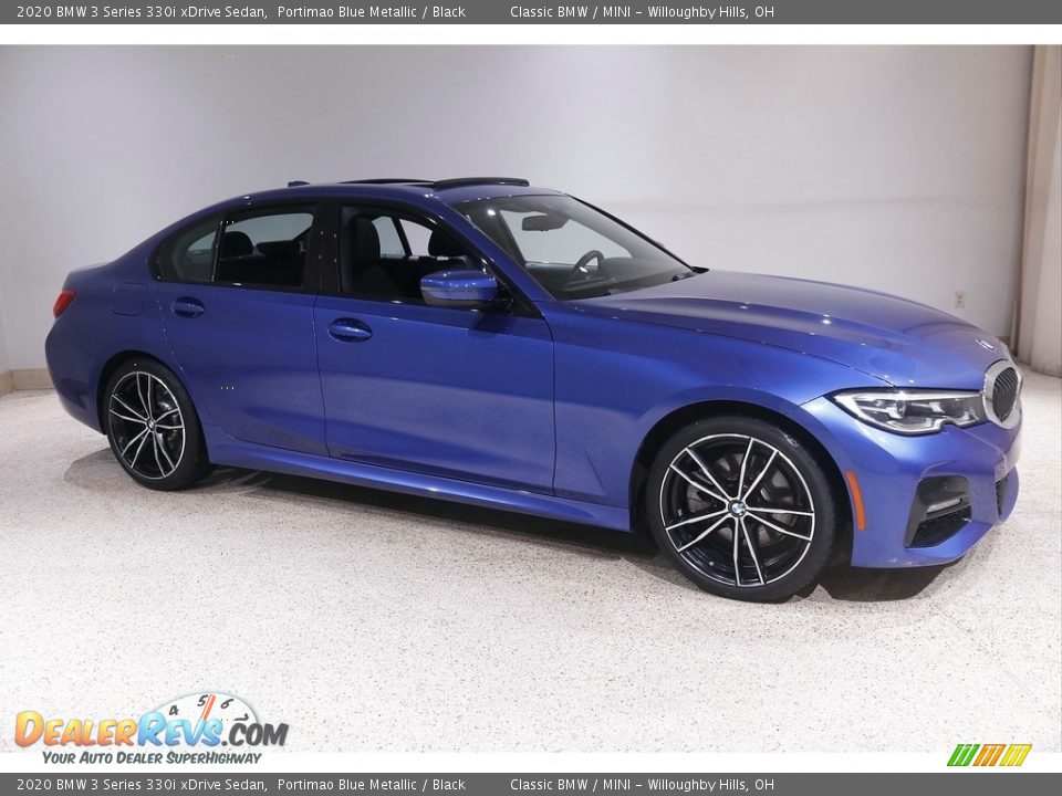 2020 BMW 3 Series 330i xDrive Sedan Portimao Blue Metallic / Black Photo #1