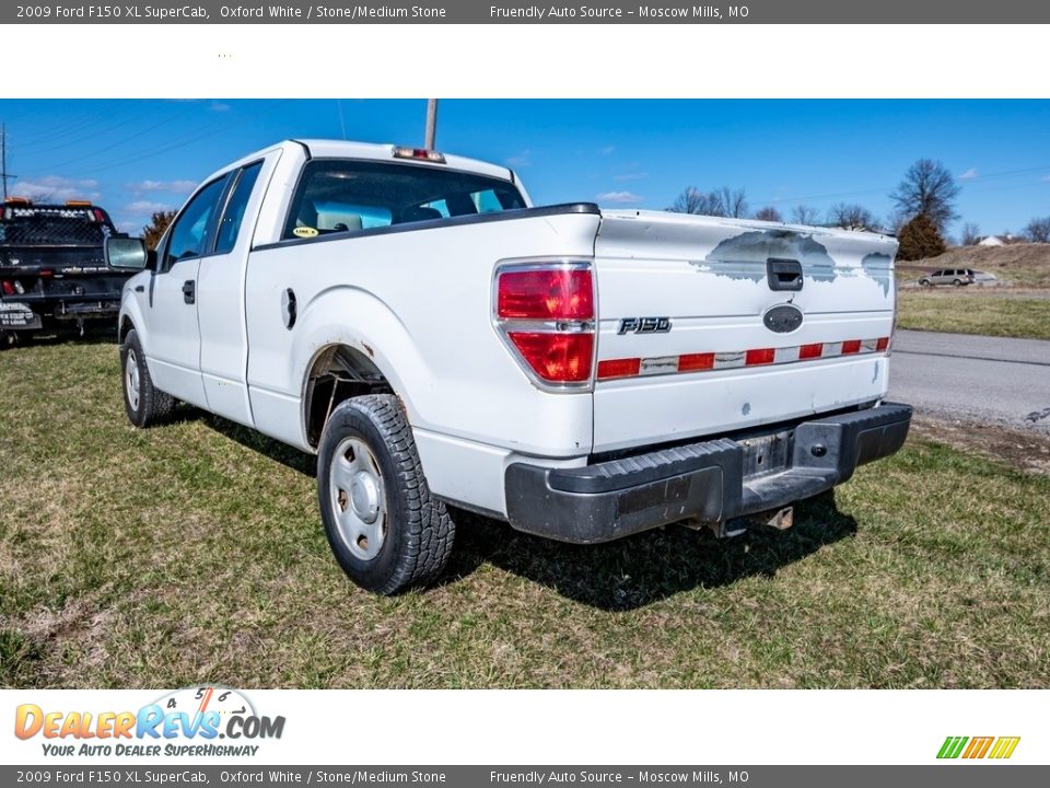 2009 Ford F150 XL SuperCab Oxford White / Stone/Medium Stone Photo #6