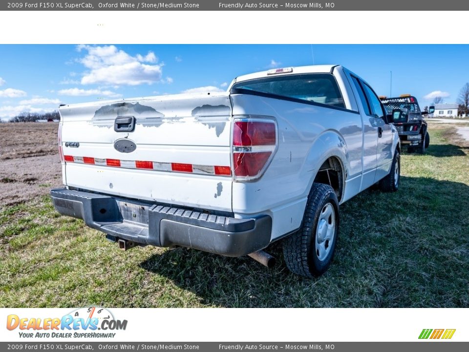 2009 Ford F150 XL SuperCab Oxford White / Stone/Medium Stone Photo #7