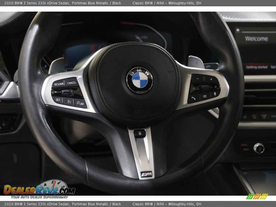 2020 BMW 3 Series 330i xDrive Sedan Portimao Blue Metallic / Black Photo #7
