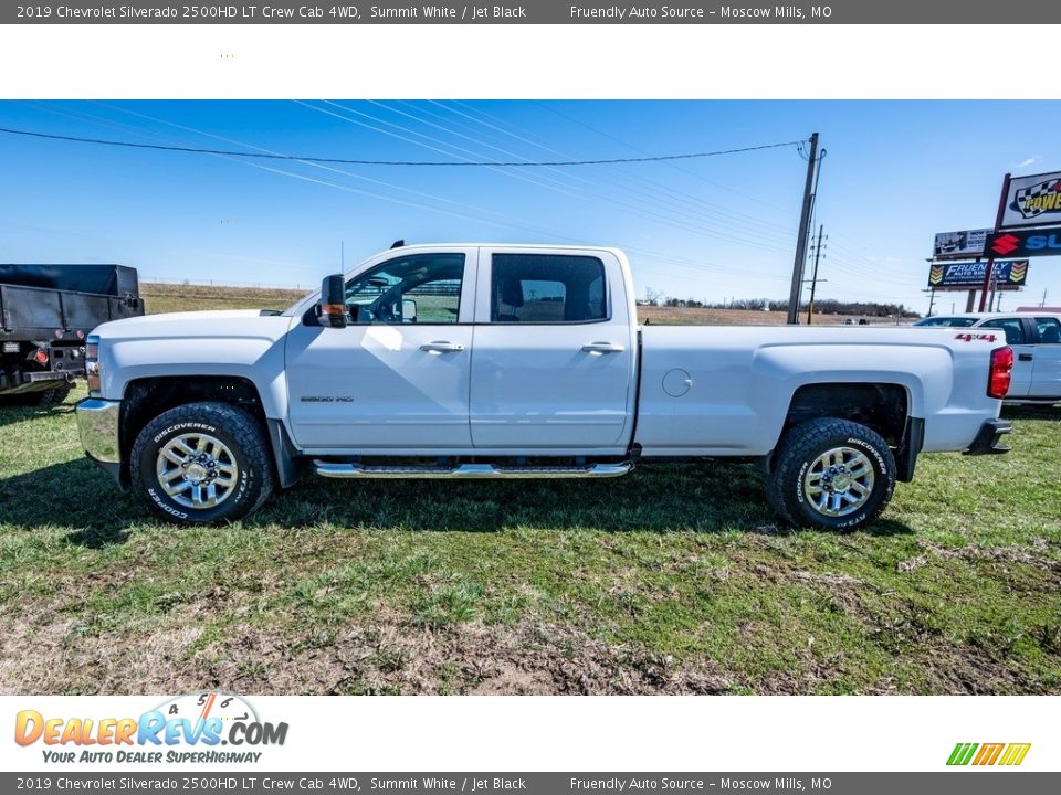 2019 Chevrolet Silverado 2500HD LT Crew Cab 4WD Summit White / Jet Black Photo #6