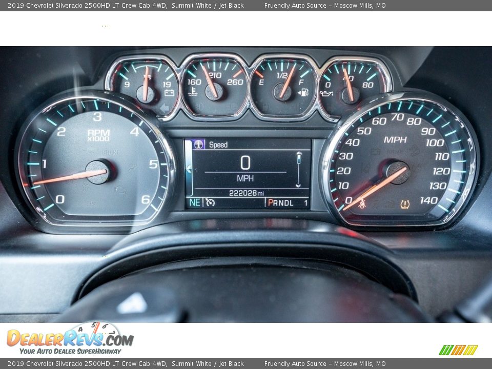 2019 Chevrolet Silverado 2500HD LT Crew Cab 4WD Summit White / Jet Black Photo #23