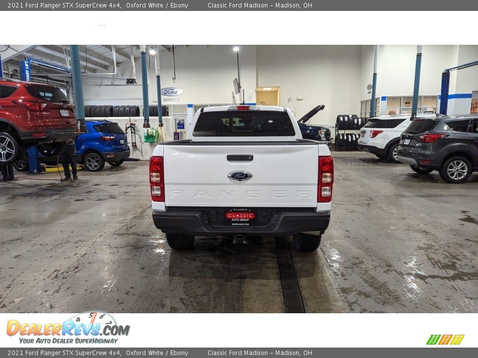 2021 Ford Ranger STX SuperCrew 4x4 Oxford White / Ebony Photo #4
