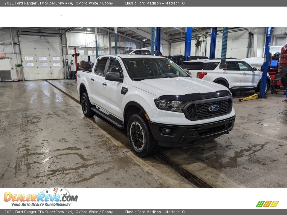 2021 Ford Ranger STX SuperCrew 4x4 Oxford White / Ebony Photo #7