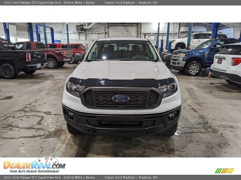 2021 Ford Ranger STX SuperCrew 4x4 Oxford White / Ebony Photo #8