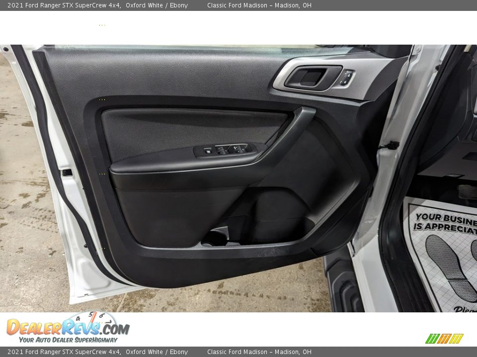 2021 Ford Ranger STX SuperCrew 4x4 Oxford White / Ebony Photo #9