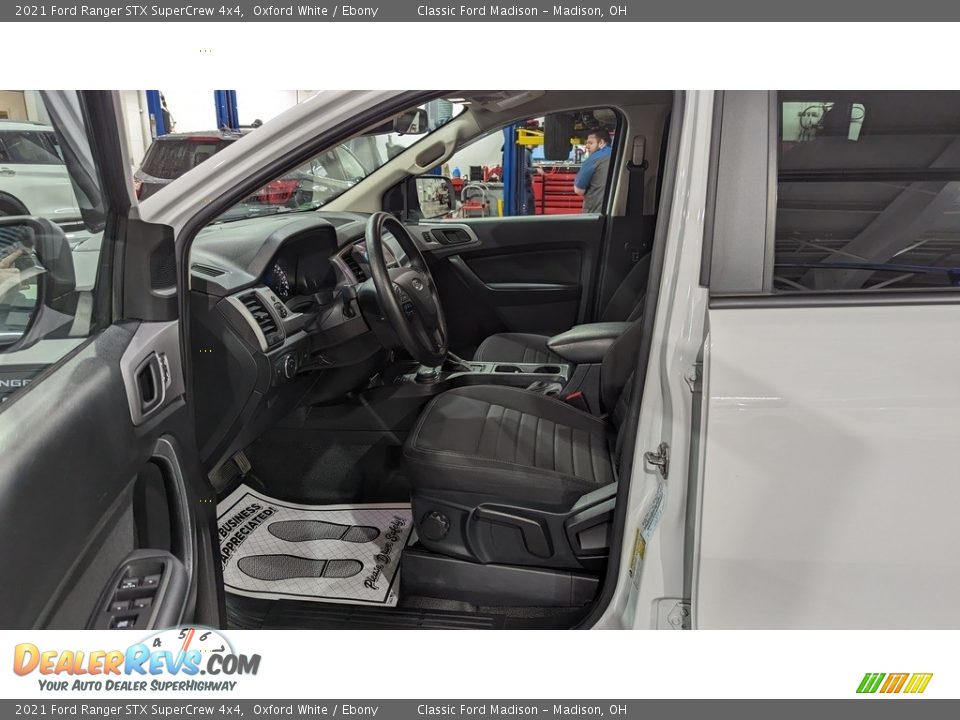 2021 Ford Ranger STX SuperCrew 4x4 Oxford White / Ebony Photo #10