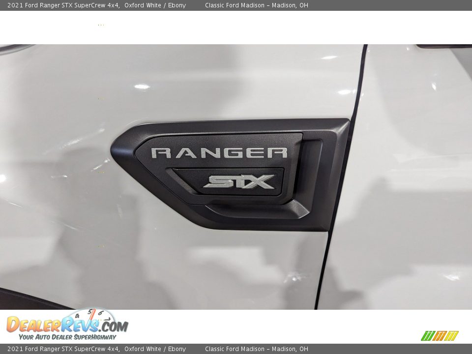 2021 Ford Ranger STX SuperCrew 4x4 Oxford White / Ebony Photo #18